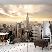 Vlies Fototapete New York Skyliner Panorama Beige Creme Tapete Wandbilder Xxl 35 Ebay Fototapete Fototapete New York Vlies Fototapete