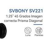 SVBONY Prisma diagonal de imagen correcta de 1,25 pulgadas y ...
