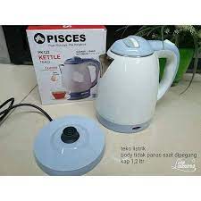 Hemat teko listrik /pemanas air / electric kettle 2 liter 400watt. Electric Kettle Pisces Teko Listrik 1 2liter Pemanas Air Otomatisp Lazada Indonesia