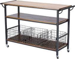 When choosing your furniture, make sure that your kitchen cart matches other furniture in your space like the china cabinets and kitchen hutches. Dot Bo Clint Wood Metal Kitchen Cart Shopstyle Furniture Vintage Industrial Mobel Industrial Mobel Furniture
