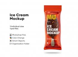 Download Premium Psd Ice Cream Mockup