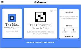 There is always time to squeeze in a little fun when nobody is looking. New York Times Rebrands Crossword To Games 05 08 2020