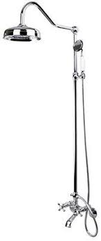 Re Pin Bklyn Contessa Shower Riser Clawfoot Tub Faucet Combination Kit In Chrome With Images Clawfoot Tub Clawfoot Tub Shower Clawfoot Tub Faucet