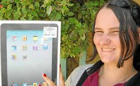 Mary is proud iPad winner