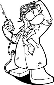 Club Penguin Remote Control Coloring Page Coloring Pages Club Penguin Coloring Pages For Boys