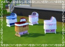 I downloaded a couple alternative bassinets for baby,. Mod The Sims Baby Basket Bassinet Recolor Override By Birksche Sims 4 Downloads