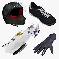 Bobsled 2 Places Equipment 3d Ma 3d Model Model Sport Shoes 3d Model