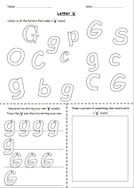 phonics g worksheet teaching resources
