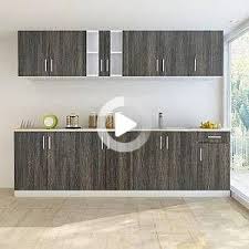 Vidaxl Armoire De Cuisine Avec Unite De Base Pour Evier 8 Pcs Wenge In 2020 Kitchen Cabinets With Sink Kitchen Cabinets Complete Kitchens