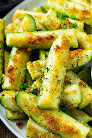 Zucchini Sticks Coated In Parmesan Herbs And Breadcrumbs Zucchini Dinner Recipes Zucchini Easy Zucchini