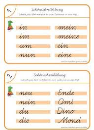 Schulausgangsschrift Eine Kartei Zur Wiederholung Schulausgangsschrift Schule Lernen