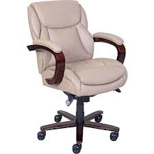 La Z Boy Arden Leather Managers Office Chair Fixed Arms Taupe 46587 At Staples Office Chair Best Ergonomic Office Chair Cheap Office Chairs