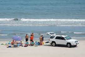 A Family Enjoying Themselves At The Beach Tell Your Congresspeople To Keep Our Outer Banks Beaches Open And Free Fo Outer Banks Beach 4x4 Beach Outer Banks