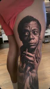 James Baldwin for inspiration., #teejpoole #blackandgreytattoos  #blackandgreytattoo #foryou #foryoupage #allegoryblak #allegoryink