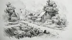 Lebih besar dari px warna. Baru 73 Gambar Pemandangan Alam 3 Dimensi Hitam Putih