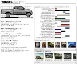 Tundra 2000 2006 Color Chart Toyota Tundra Forums
