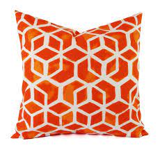 Maybe you would like to learn more about one of these? Amazon Com Outdoor Patio Pillow Cover Orange Pillow Cover Modern Pillow Custom Sized Pillows Handmade