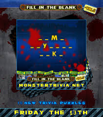 To celebrate this date, here is a quiz on basic friday the 13th trivia followed by some friday the 13th and black cat . Monster Trivia Season Subscription Spookteek