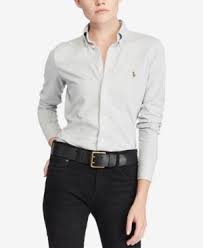 3,083 results for ralph lauren oxford shirt. Polo Ralph Lauren Knit Cotton Oxford Shirt In Heather Grey Modesens