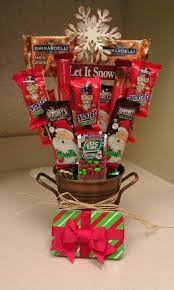 Christmas Candy Bouquet Christmas Candy Gifts Christmas Candy Candy Gift Baskets