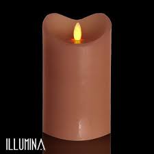 Modern Home Illumina Flameless Pillar Candle W Moving Wick Walmart Com Walmart Com