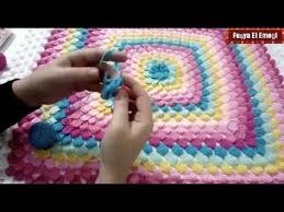 Ortadan Baslamali Kabarik Yaprakli Bebek Battaniyesi Nazarca Com Battaniye Bebek Orgu