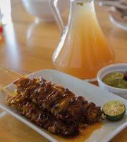 I rinsed with water, soaked in vinegar water, then in salt water. Isaw Or Grilled Chicken Intestine Normally A Street Food But Much Cleaner Here Great Bild Von Sarsa Kitchen Bar Luzon Tripadvisor