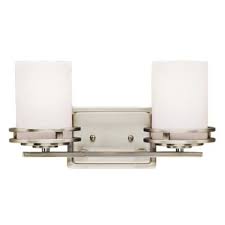 Hendrik Nickel 14 1 2 Wide Bathroom Light Fixture 39529 Lamps Plus Bathroom Light Fixtures Vanity Lighting Modern Vanity Lighting