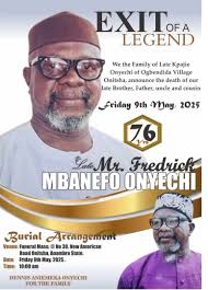 LIVE AT THE FUNERAL OF THE LATE MR. MICHAEL NNAMDI ONWUALU OF OWOWO  FAMILY-OGBENDIDA-UMUEZEAROLI VILLAGE. HE WAS 73. OUR HEARTFELT CONDOLENCES  TO THE ENTIRE FAMILY AND MAY HIS SOUL, REST IN PEACE.