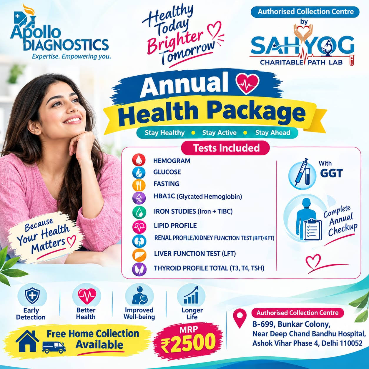 ANNUAL HEALTH PACKAGE product image