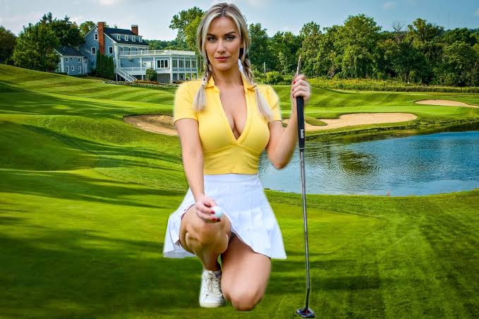 Paige Spiranac and John Daly at Geneva National - Chicago Golf Report