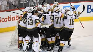 Marc andre fleury gives away a sharks stick as he cleans up the mess left behind from a scrum. Stop Hating On The Vegas Golden Knights