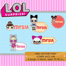 16 644 просмотра 16 тыс. Sticker Nama Lol Stiker Buku Lol Stiker Label Custom Shopee Indonesia