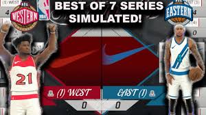 There is no more east vs. 2018 Nba All Star Teams East Vs West Best Of 7 Series Simulation On Nbak2k17 Youtube