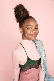 Black Ish S Marsai Martin Reveals 10 Fun Facts About Herself Exclusive The Flash Dont Run Marsai Martin Hairstyles Beautiful Black Girl Pretty Black Girls