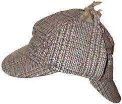 Sir Arthur Conan Doyle Did Not Dress His Sherlock Holmes Character In A Deerstalker Hat But Hollywood Did Deerstalker Hat Hats Hats Vintage