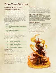 Unleash The Power Of The Dawn Titan With This New Warlock Subclass Unearthedarcana