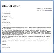 Auto Mechanic Cover Letter Template Resume Downloads Cover Letter For Resume Cover Letter Sample Job Cover Letter