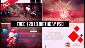 You can free download 10 wedding album cover design 12x18 psd templates 2019 compressed file from the below button. Free 12x18 Birthday Psd Part 01 Design By Ar Clicker 2020 Youtube