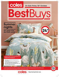 Coles Best Buys Catalogue 16 Oct 29 Oct 2020 Cool Things To Buy Bed Quilt Cover Cole