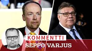 Finlandiya parlamentosu 2011'den 2014'e ve yine 2019'dan beri ve finler partisi 10 haziran 2017. Kommentti Halla Aho Havitti Soinin Muistonkin Politiikka Ilta Sanomat