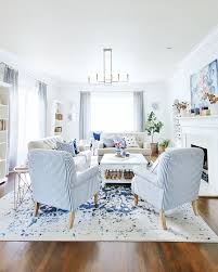 Simple Five Minute Blue And White Pumpkin Project Thistlewood Farm In 2020 Blue And White Living Room Blue Living Room White Living Room