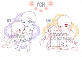 Chibi Ych Auction Pending By Kanomatsu Deviantart Com On Deviantart Chibi Drawings Drawing Base Art Reference Poses