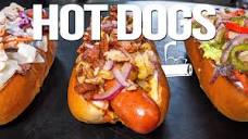 3 RIDICULOUSLY DELICIOUS HOT DOG RECIPES | SAM THE COOKING GUY ...