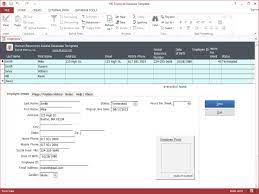 Hr Employee Ms Access Database Template 1 1 0 Download Access Database Project Management Templates Human Resource Management System
