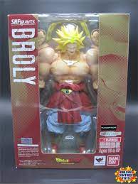 Main body interchangeable expression part (2types) interchangeable hand left (2types) / right (2types) effect. 2014 Bandai S H Figuarts Dragon Ball Z Broly Opened 1b