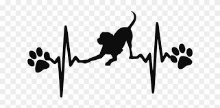 Download Dog Ekg Labrador Retriever Decal Schnauzer Svg Free Transparent Png Clipart Images Download