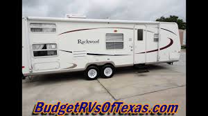 A wide selection of models and floor plans available. Super Light And Very Easy To Pull 27ft 2006 Rockwood 2601 Bunk House Youtube