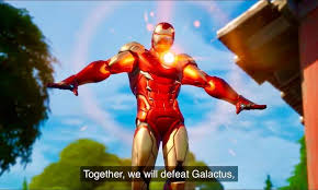 Iron man png and featured image. Fortnite Season 4 New Mythic Weapons Iron Man Gauntlet Unibeam Venom S Smash And Grab And More
