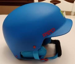 Details About Youth Red Defy Snowboard Helmet Size 53 55yl Cobalt Blue